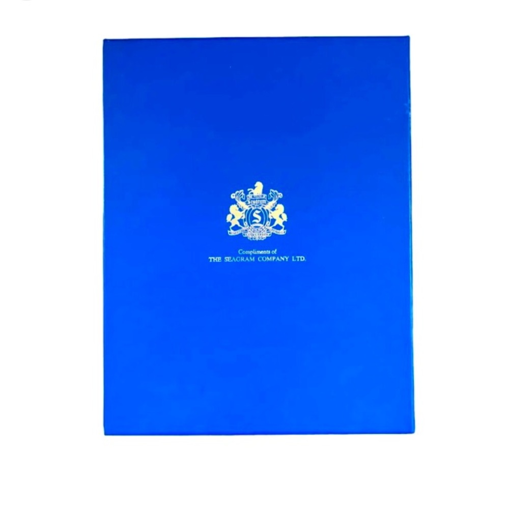 1976 Montreal Innsbruck Olympic Seagram’s hard cover book MINT with slip case 76